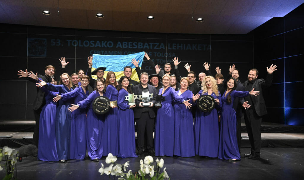 SOPHIA CHAMBER CHOIR from Ukraine has been the top winner of this 53rd edition of the Tolosa Choral Contest. 7