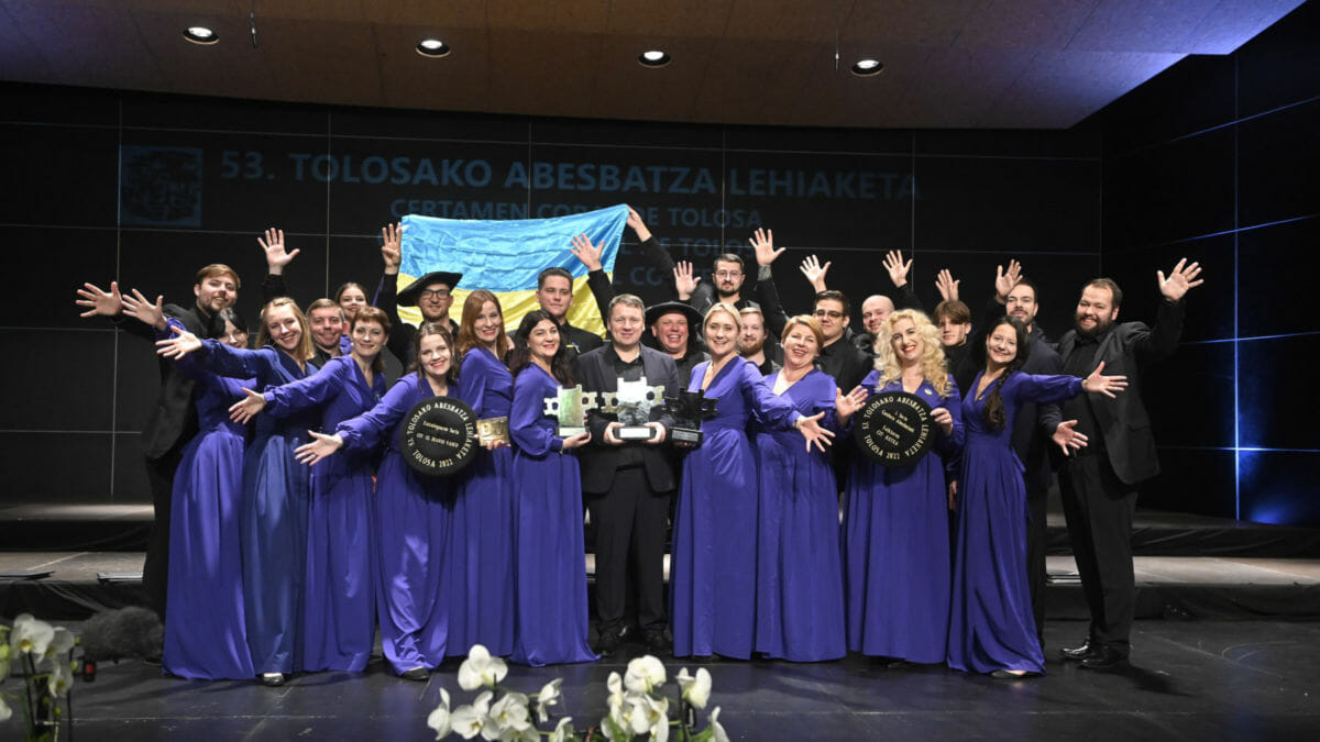 SOPHIA CHAMBER CHOIR from Ukraine has been the top winner of this 53rd edition of the Tolosa Choral Contest. 7