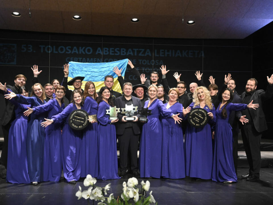 SOPHIA CHAMBER CHOIR from Ukraine has been the top winner of this 53rd edition of the Tolosa Choral Contest. 27